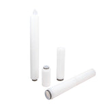 Perfluorinated pleated filter cartridge