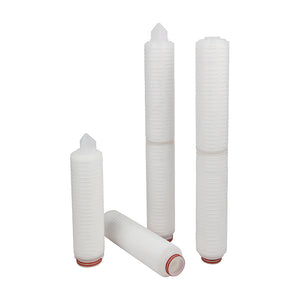 Hydrophilic polyvinylidene fluoride filter cartridge